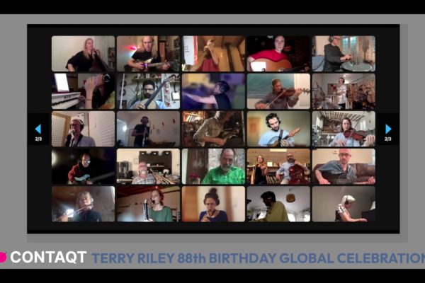 Screenshot from livestream presentation of Poppy@88 performance