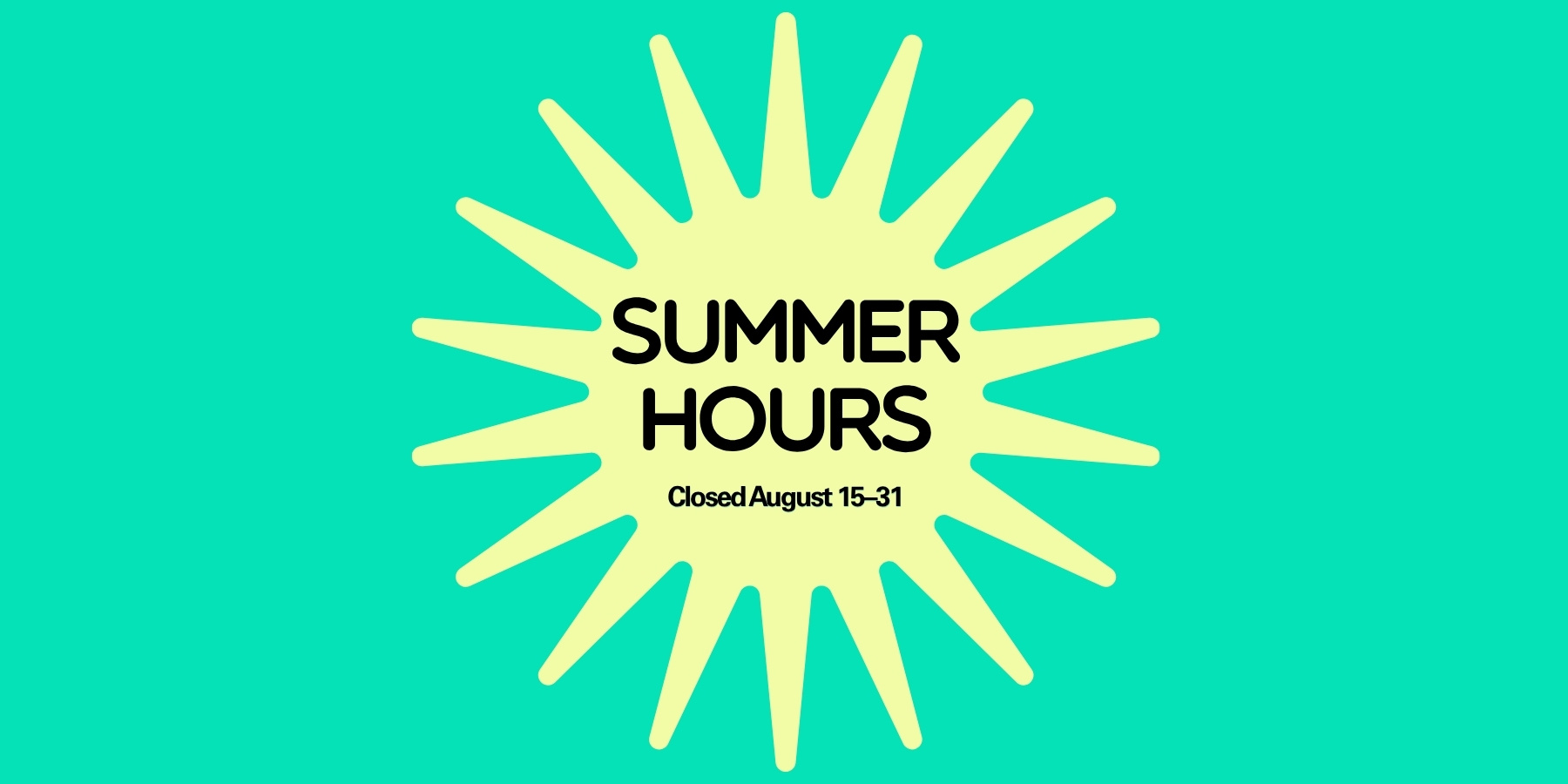 Summer Hours 2026